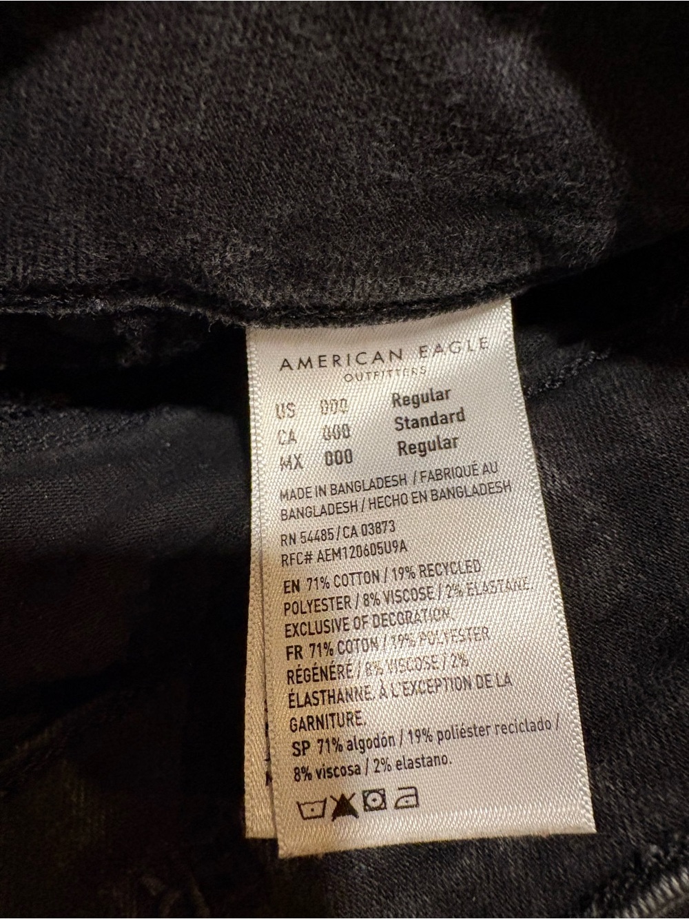 American Eagle Outfitters Black Women’s Wide Leg Jeans